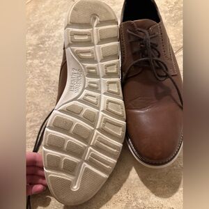 Johnston & Murphy Tan Leather Oxfords